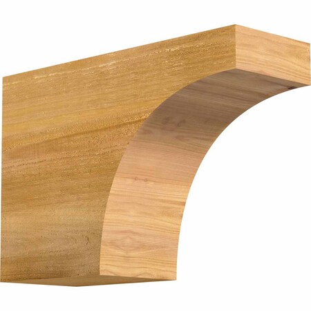 Ekena Millwork Huntington Rough Sawn Rafter Tail, Western Red Cedar, 6"W x 12"H x 18"L RFT06X12X18HUN00RWR